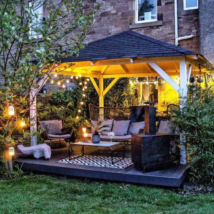 Build a gazebo for sheltered backyard relaxation