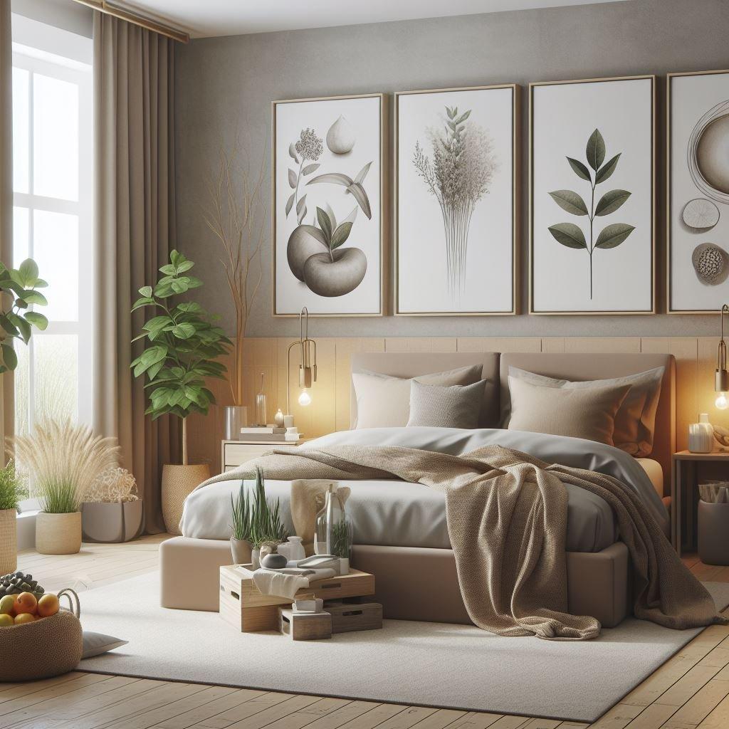 Nature-Inspired Bedroom: Incorporate organic materials and ‍earth tones for tranquility