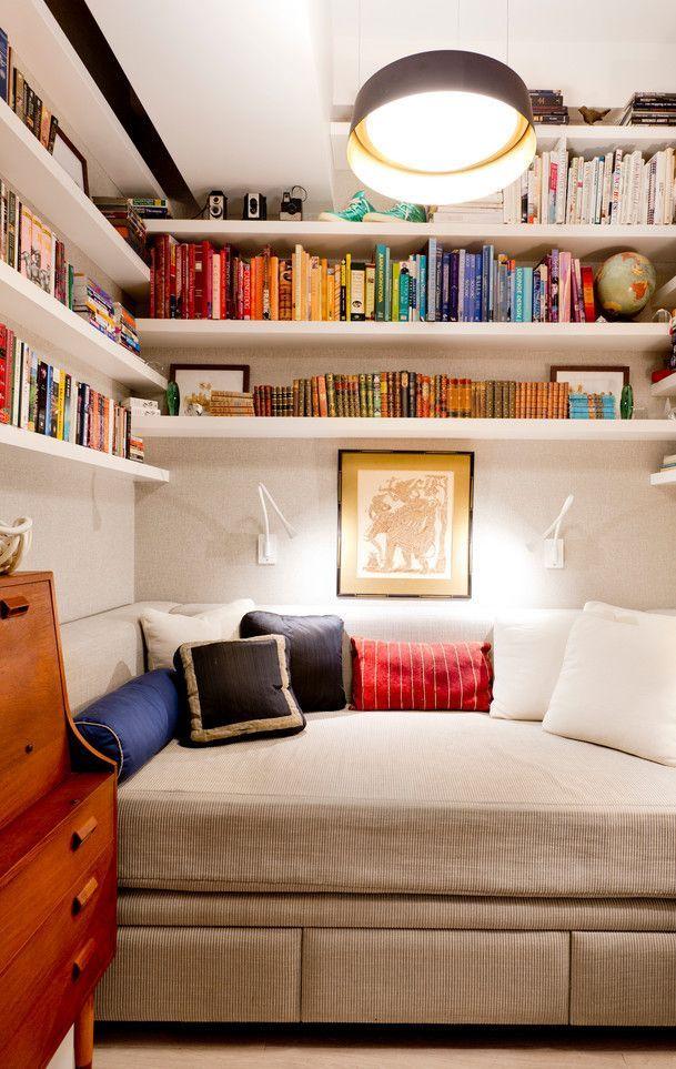 Personal Library: Turn your bedroom into a reading nook with bookshelves