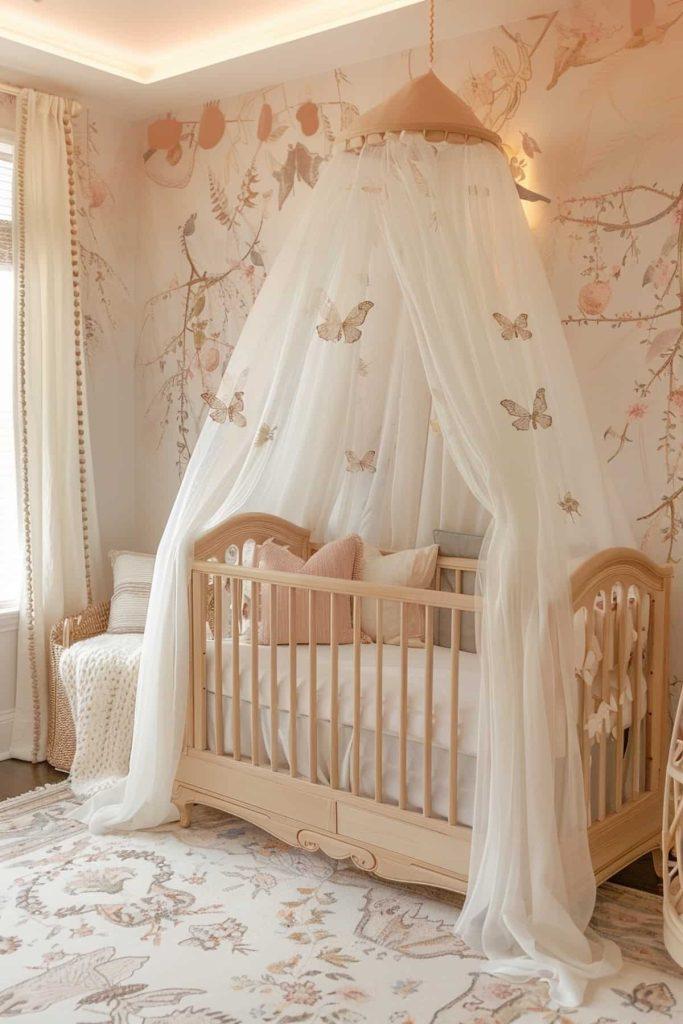 Dreamy canopies transform your girls nursery⁣ into⁢ a fairyland hideaway