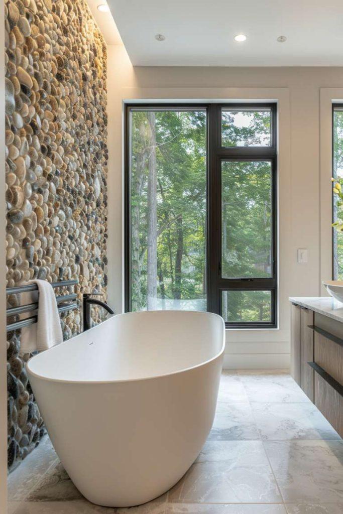 Choose a freestanding ‍tub to⁤ create a⁢ cozy focal point in your eclectic bathroom