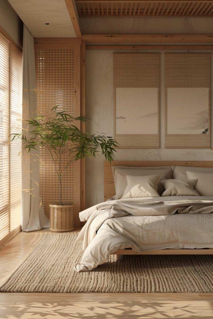 Establish a⁤ peaceful ambiance ​with soothing scents in a minimalist bedroom