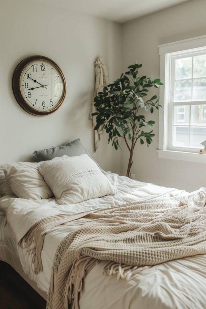 Limit accessories to maintain the simplicity of your minimalist ‍bedroom