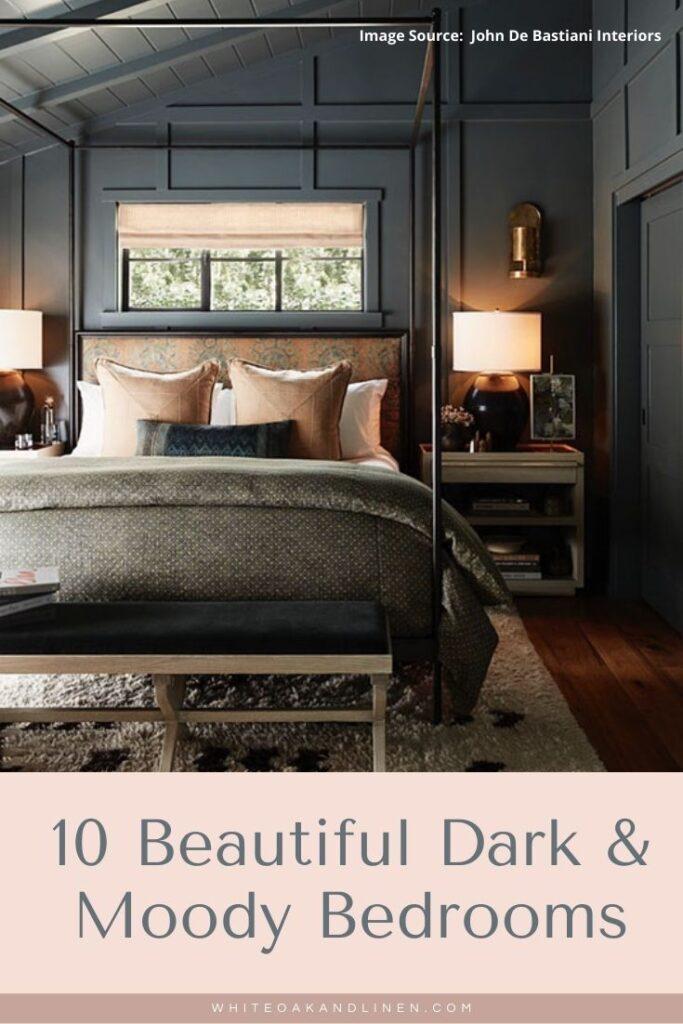 Experiment with dark hues as the moody Bedroom Trend brings drama and elegance