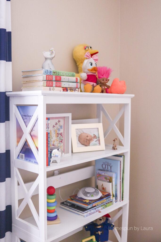 Vintage ​Toy Nursery showcasing classic toys for a nostalgic feel