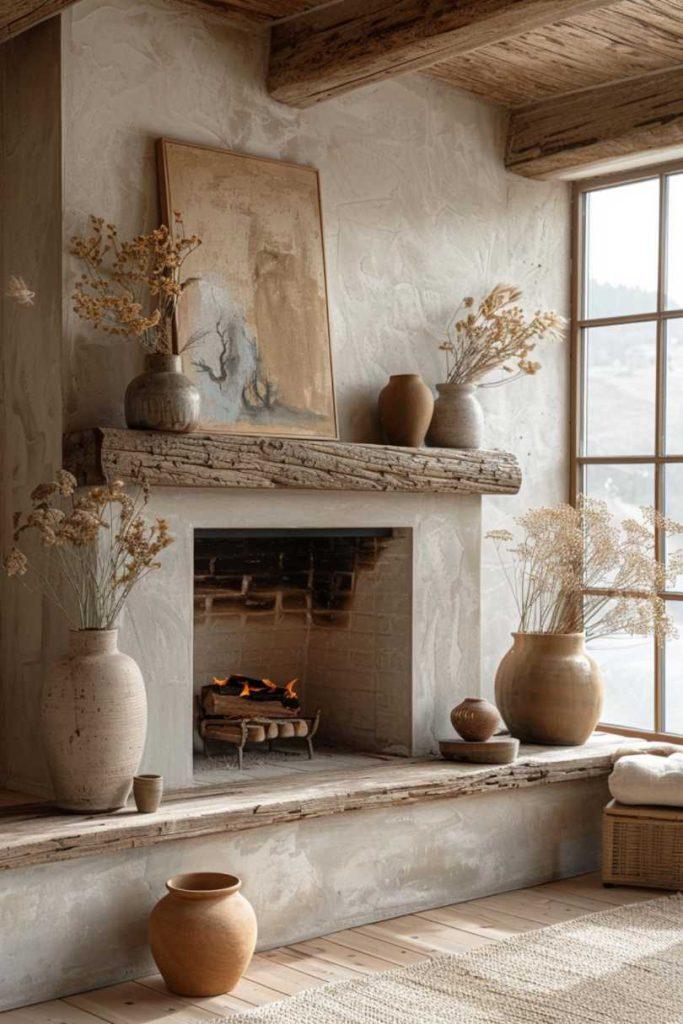 Incorporate natural sculptures or pottery to enhance your earthy ‌living room aesthetics