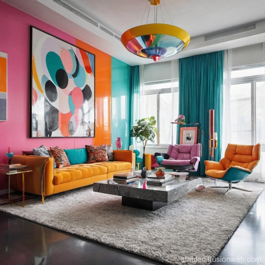 Bold colors: Play with vibrant hues for dynamic interior design statements