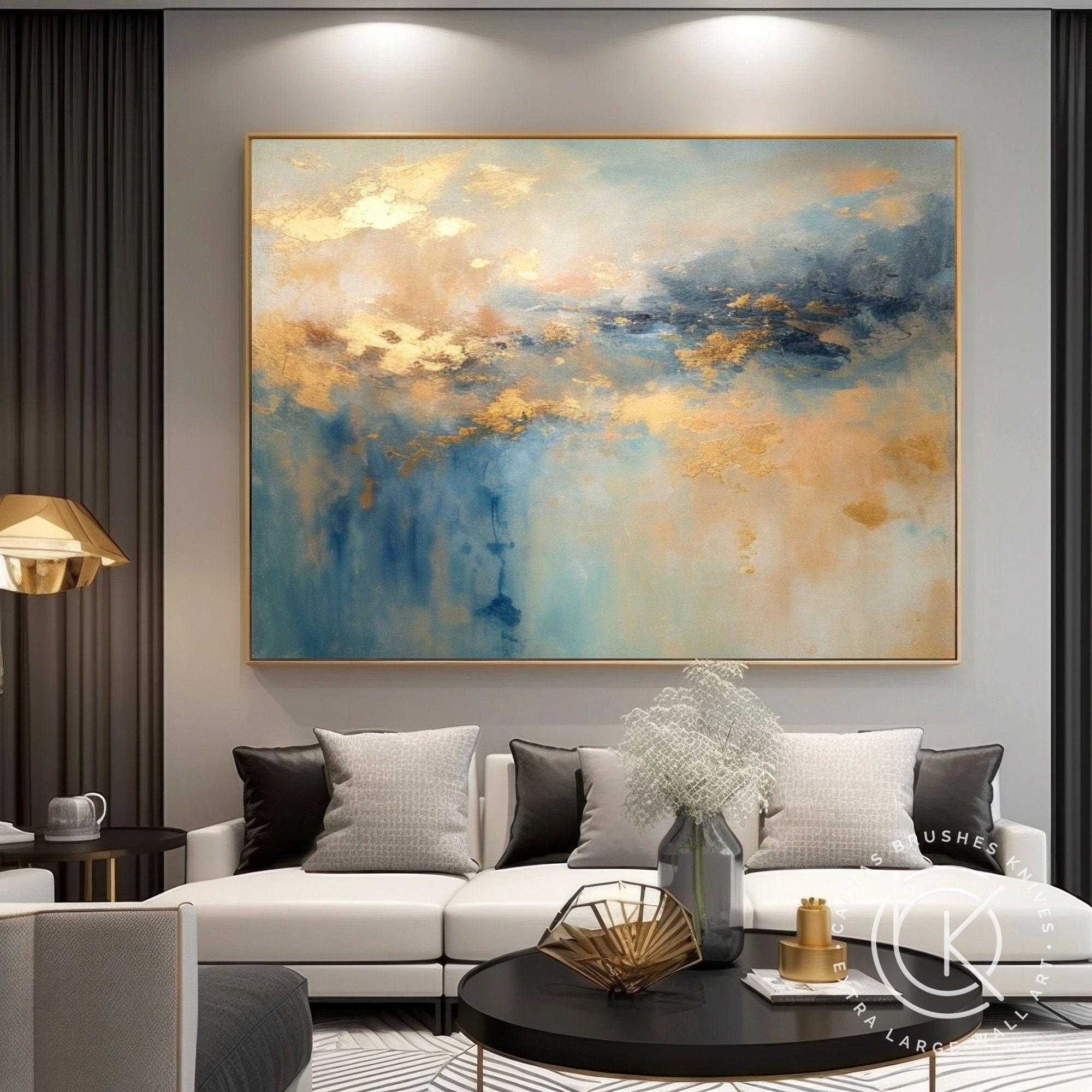 Choose ‌artwork that ⁤incorporates your blue living room’s palette