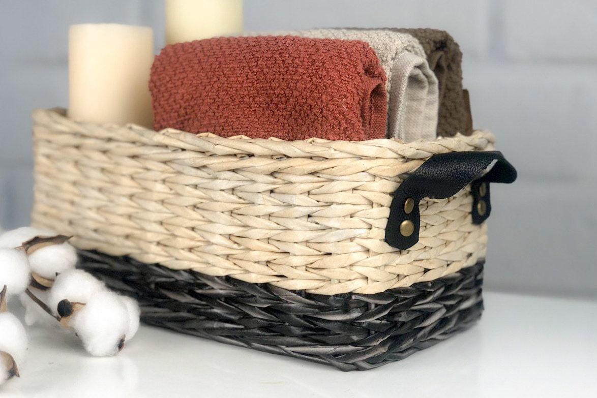 Woven storage bins for clutter-free organization in the⁣ Chalet Bathroom