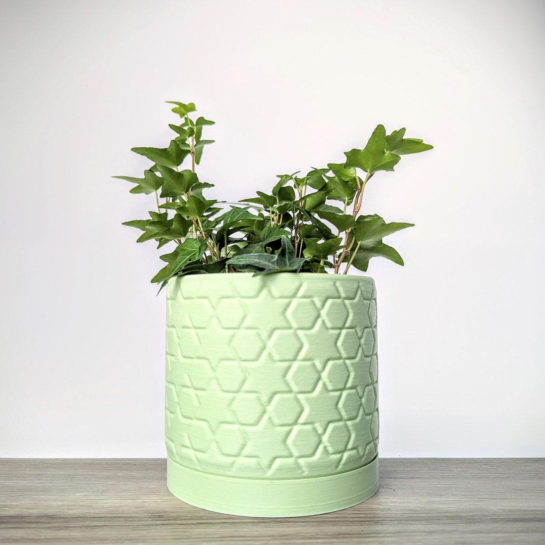 Add‌ greenery with pastel planters for a natural vibe