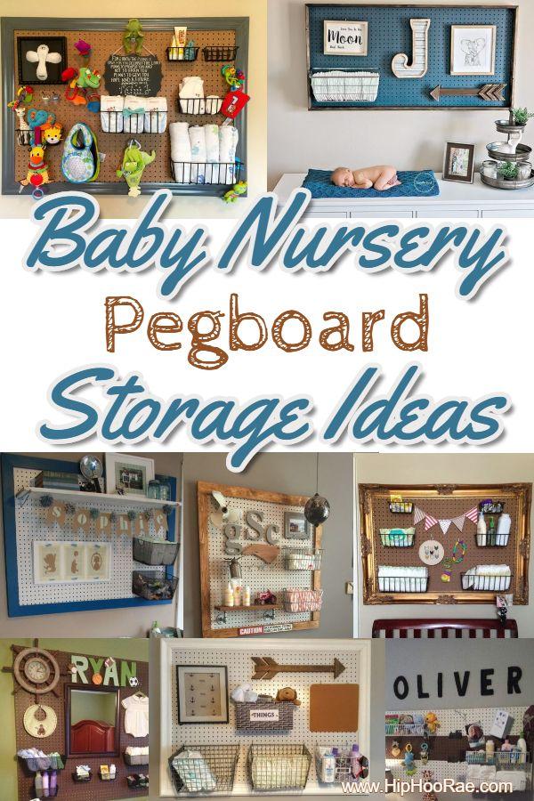 Hang a‍ pegboard for organized storage in⁣ your ‌small nursery