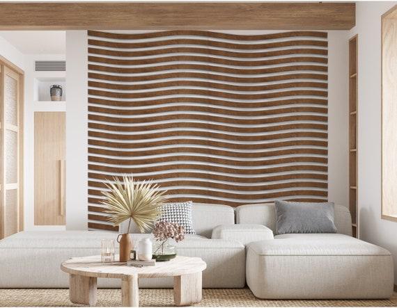 Textured wall treatments,​ like wood paneling, add​ depth and interest to‌ living room walls