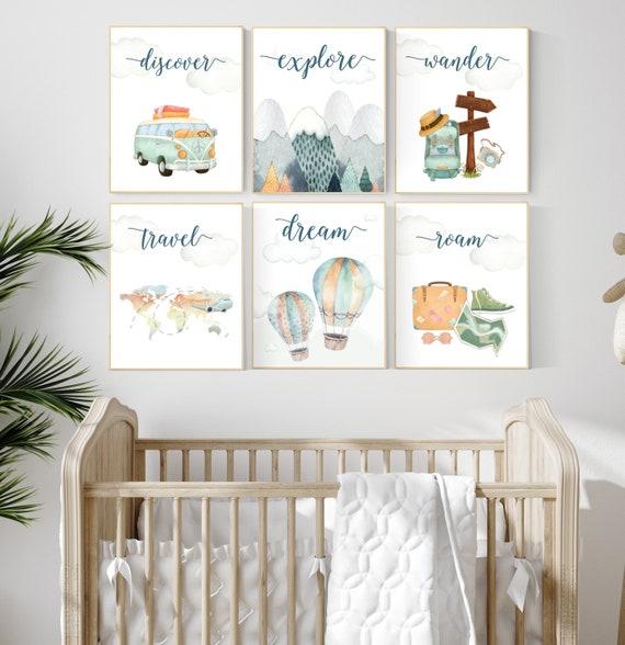 Adventure Awaits: Craft ⁣a nursery full of travel-inspired ‌decor