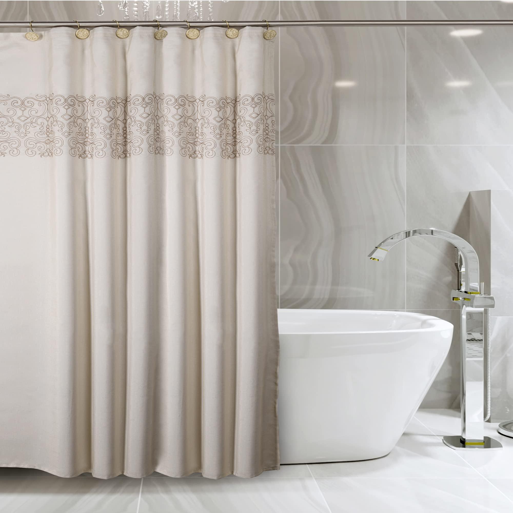 Use soft, flowing fabrics for curtains‌ in ‌your boho bathroom