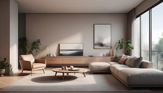 Minimalist ‌Living ‌Room: Clean lines and ⁤neutral tones for serene vibes