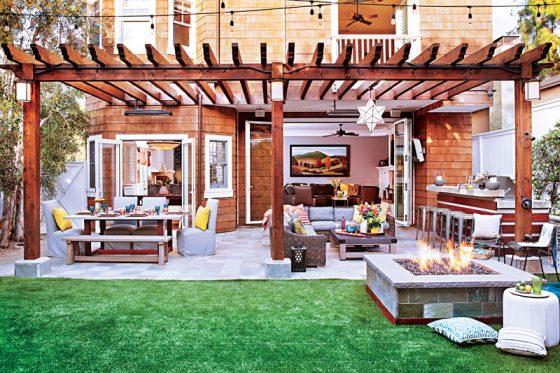 Create an indoor-outdoor flow for a fresh take on interior design