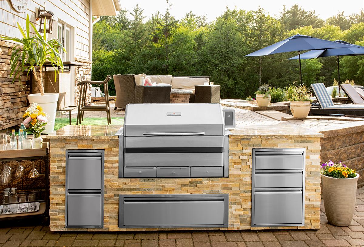 Set ⁤up an outdoor kitchen for⁢ backyard barbecues and feasts