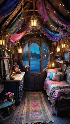 Fantasy Bedroom: Create a whimsical atmosphere with enchanting decor and colors