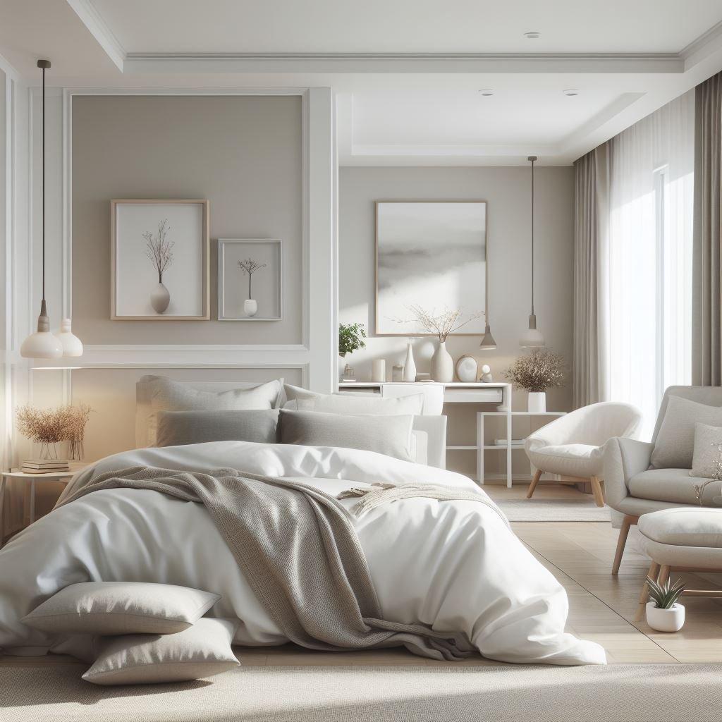 Scandinavian Bedroom: Combine comfort and ​functionality with light ⁢colors