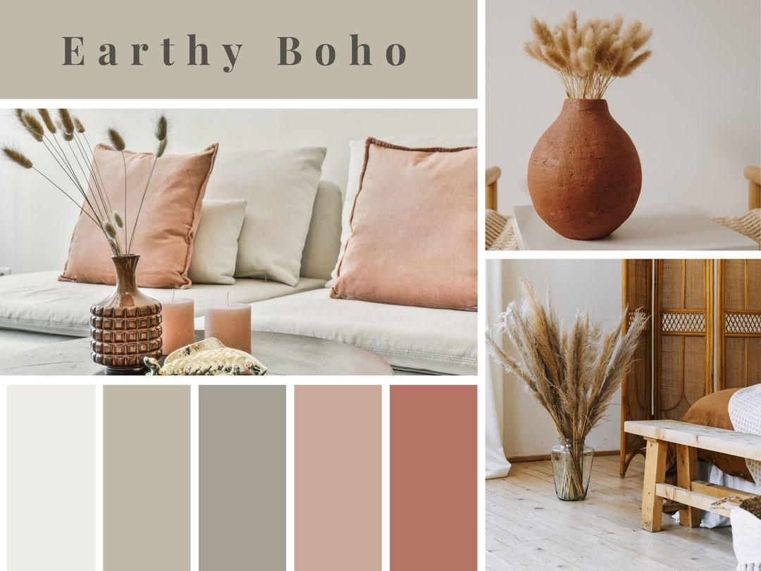 Layer different shades of earth tones for a harmonious ‌palette ⁤in your Boho ​Living Room