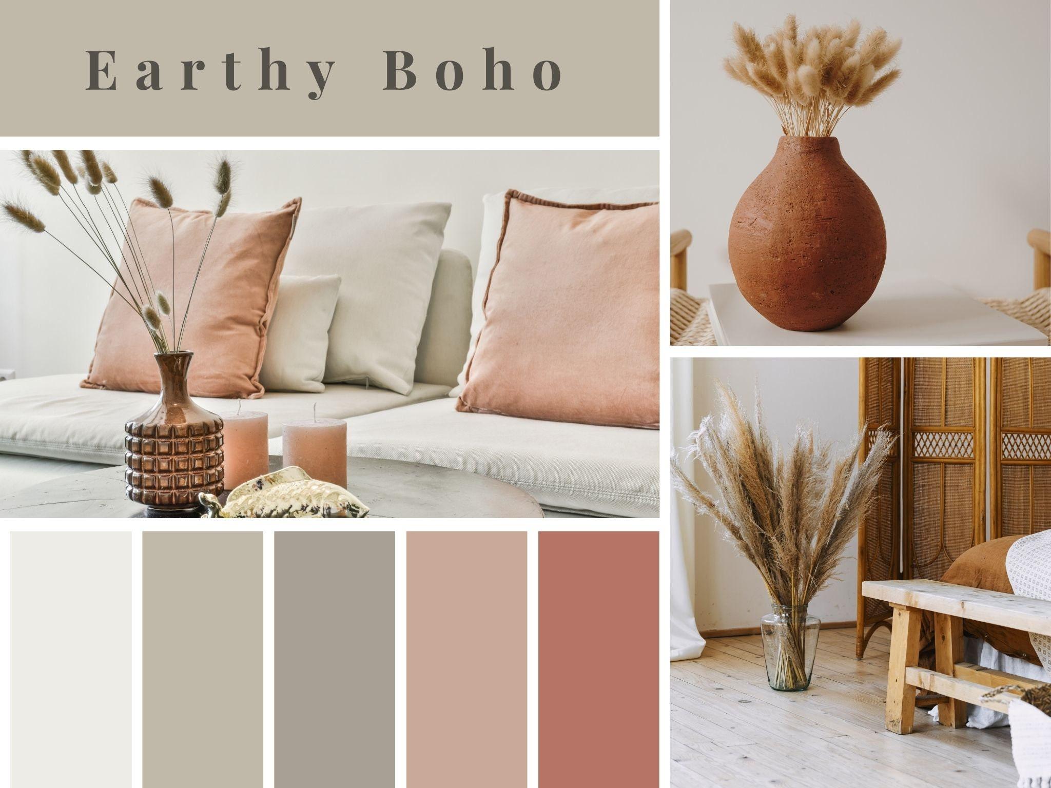 Use⁤ earthy color​ palettes to create warmth in your Boho Living Room