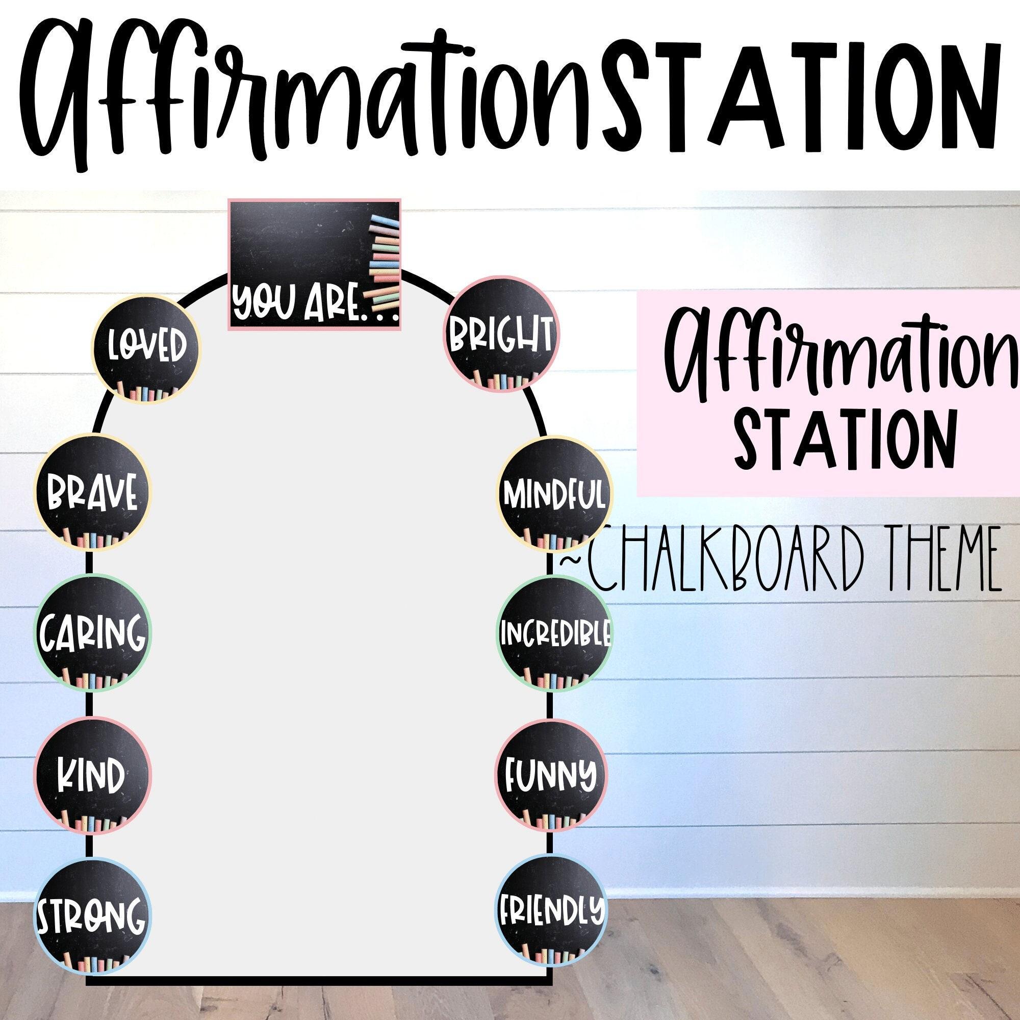 Use a chalkboard bathroom ⁢for listing daily affirmations and reminders