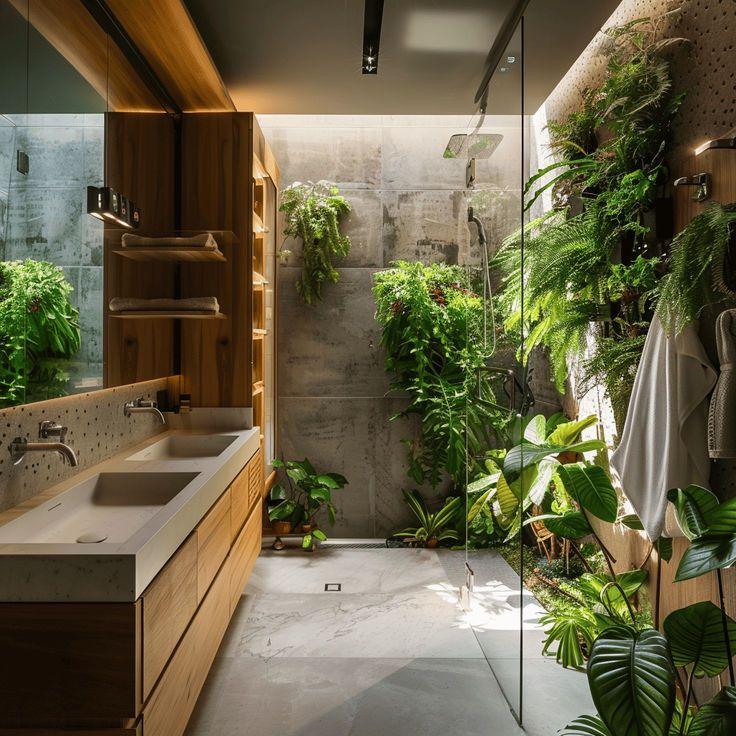 Incorporate plants‌ for ‍a refreshing touch ‌in your eclectic bathroom ‍sanctuary