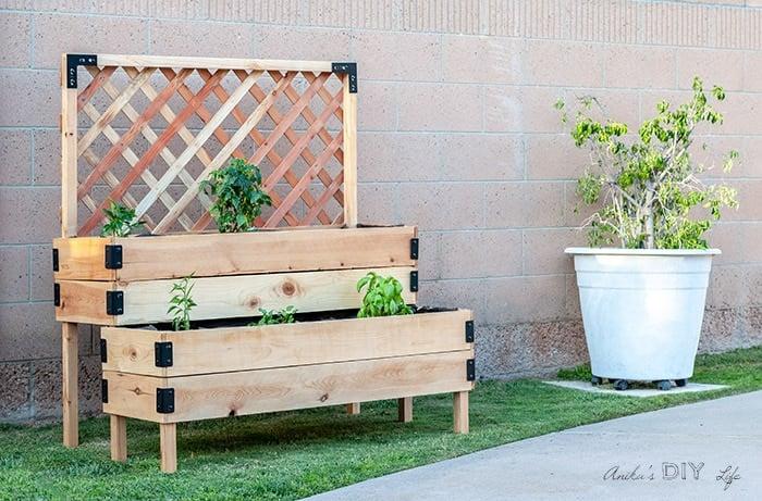 Build a tiered pallet garden for a space-saving vegetable patch