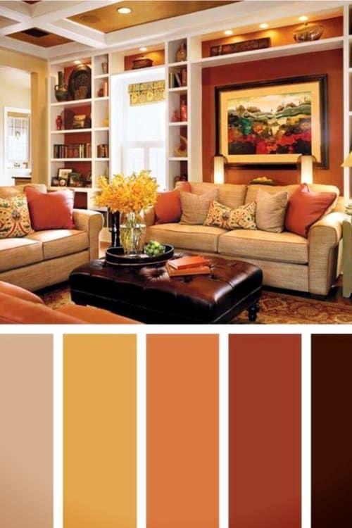 Choose​ a warm color palette for your earthy living room walls and‍ furnishings