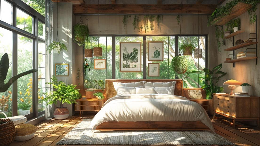 Sustainable Bedroom Trend: ‌Eco-friendly materials and⁢ upcycled decor promote​ a green living space