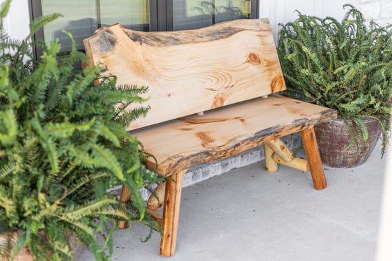 Rustic wooden benches​ for comfortable backyard seating options