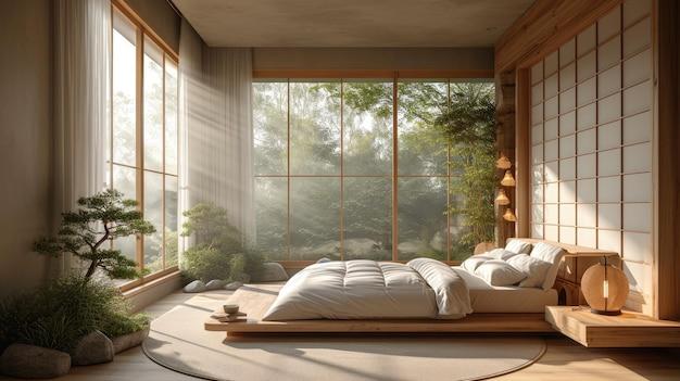 Maintain a clean routine for a peaceful minimalist bedroom sanctuary