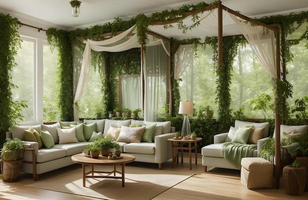 Urban‌ Jungle: Incorporate plants for ⁣a fresh‍ Living Room feel