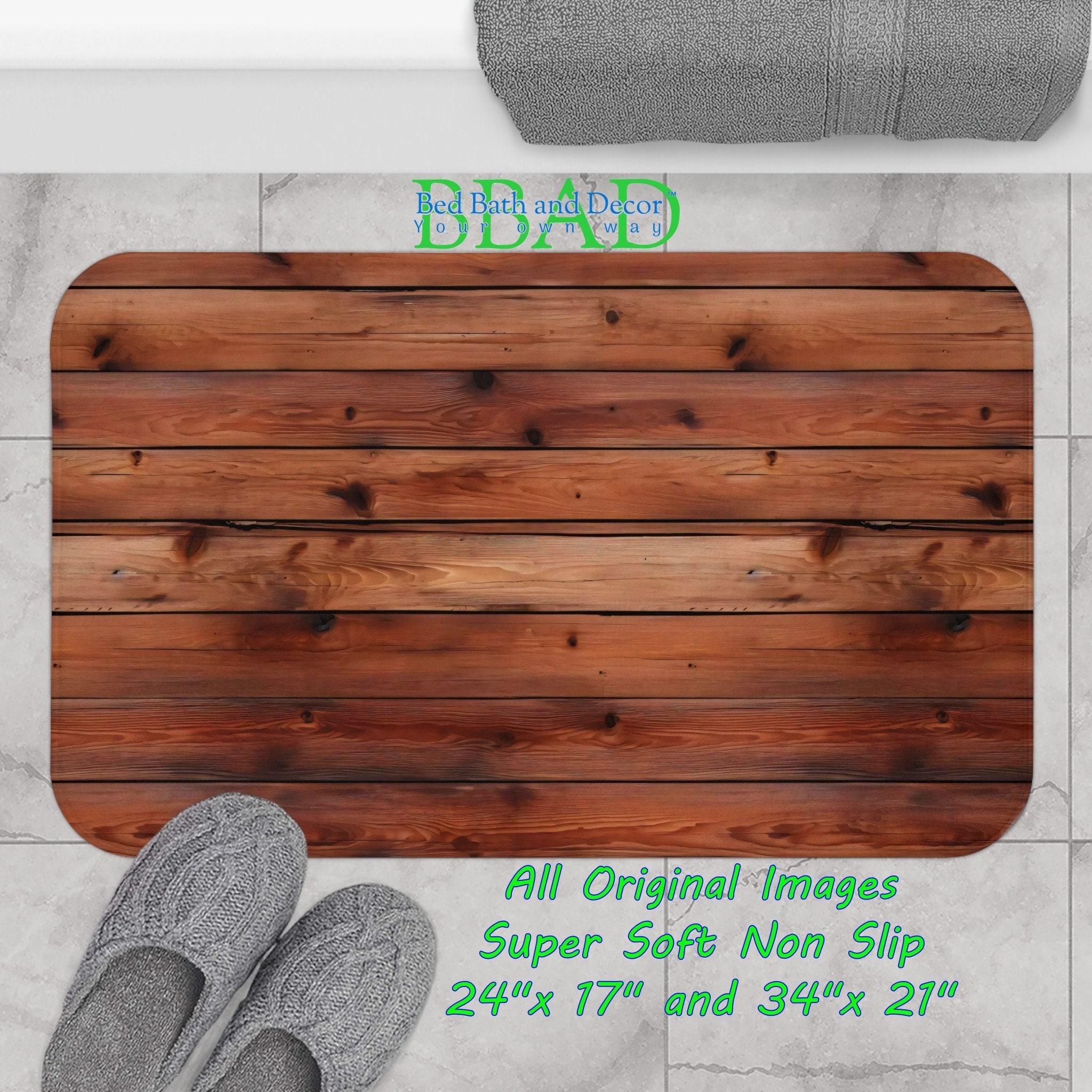 Invest in soft wooden ​bath mats ⁣for a spa-like feel in your wooden ⁢bathroom