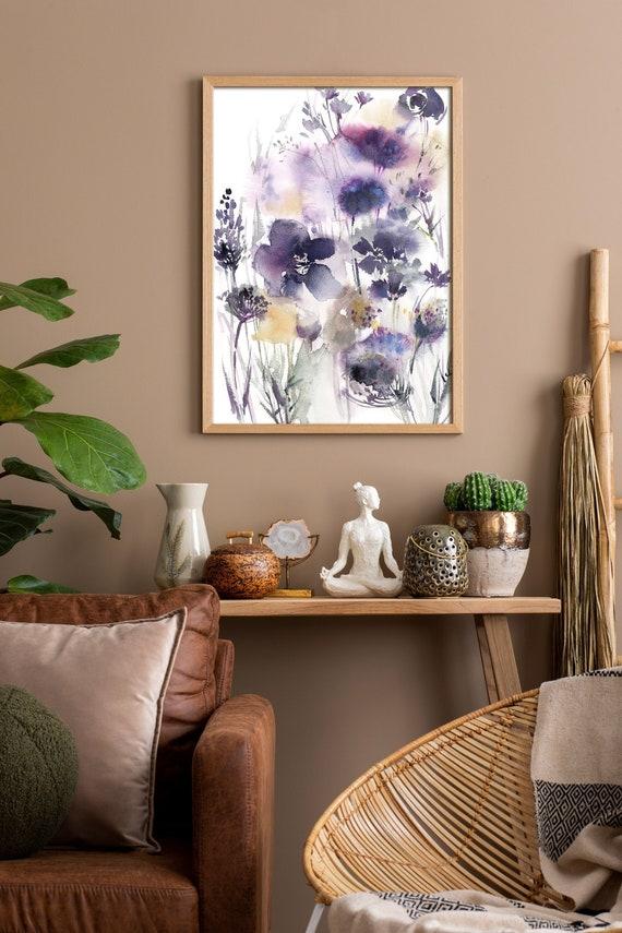 Create a focal point with an⁣ earthy-inspired⁢ art piece in your ⁤living room