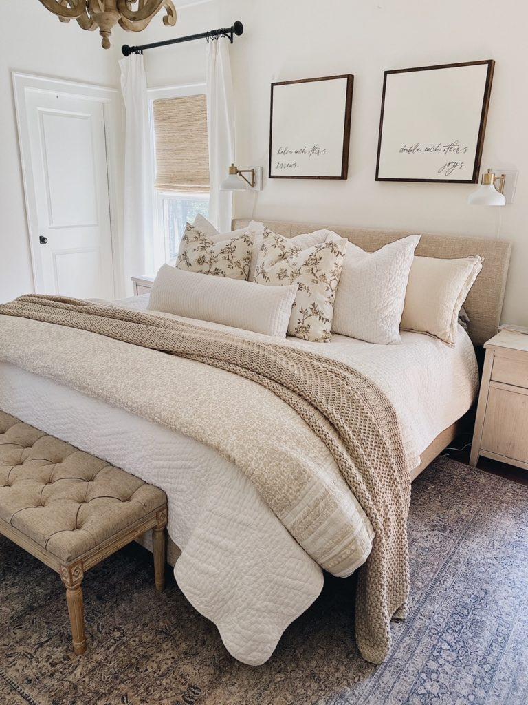 Create a serene retreat using neutral tones in the calming Bedroom Trend for relaxation