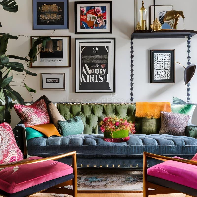 Layer your vintage living⁤ room with eclectic throw ‌pillows for extra ​comfort and character