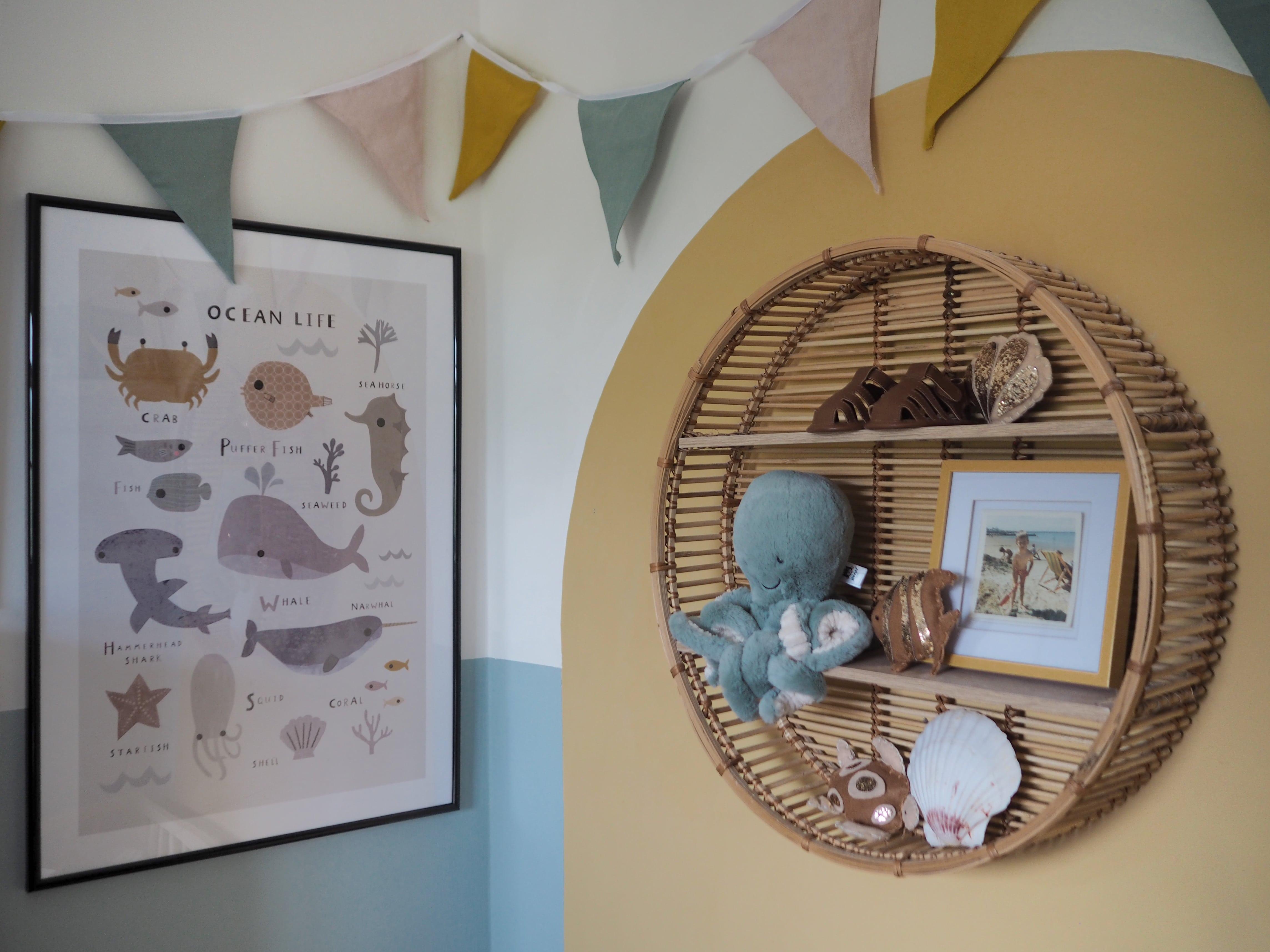 Under the Sea Nursery: Dive into a marine adventure with ocean hues