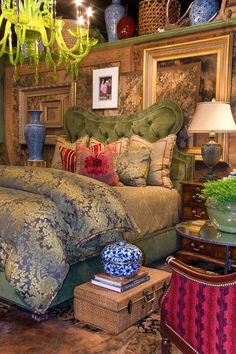 Bohemian Bedroom: Embrace vibrant colors and eclectic decor for artistic flair