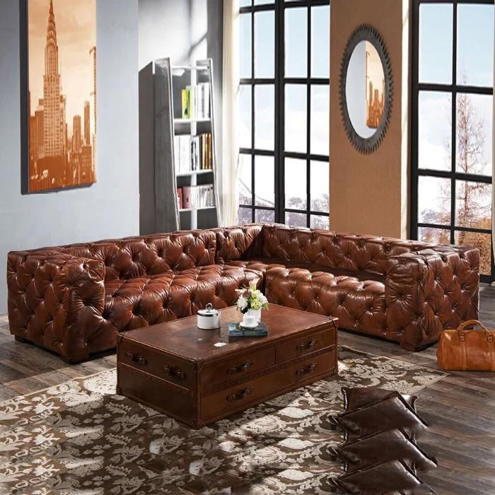 Use distressed ⁢leather sofas that⁤ ooze ⁤charm for your Vintage Living Room seating