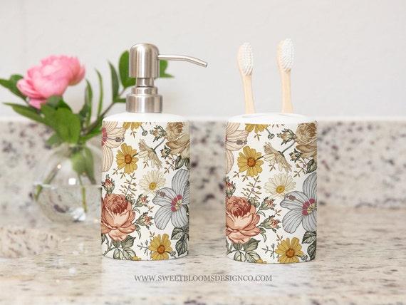 Vintage-inspired toothbrush ‍holder for​ a chic boho bathroom aesthetic