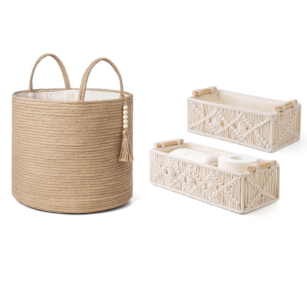 Incorporate woven‌ baskets for storage⁤ and decor in your Boho Living Room