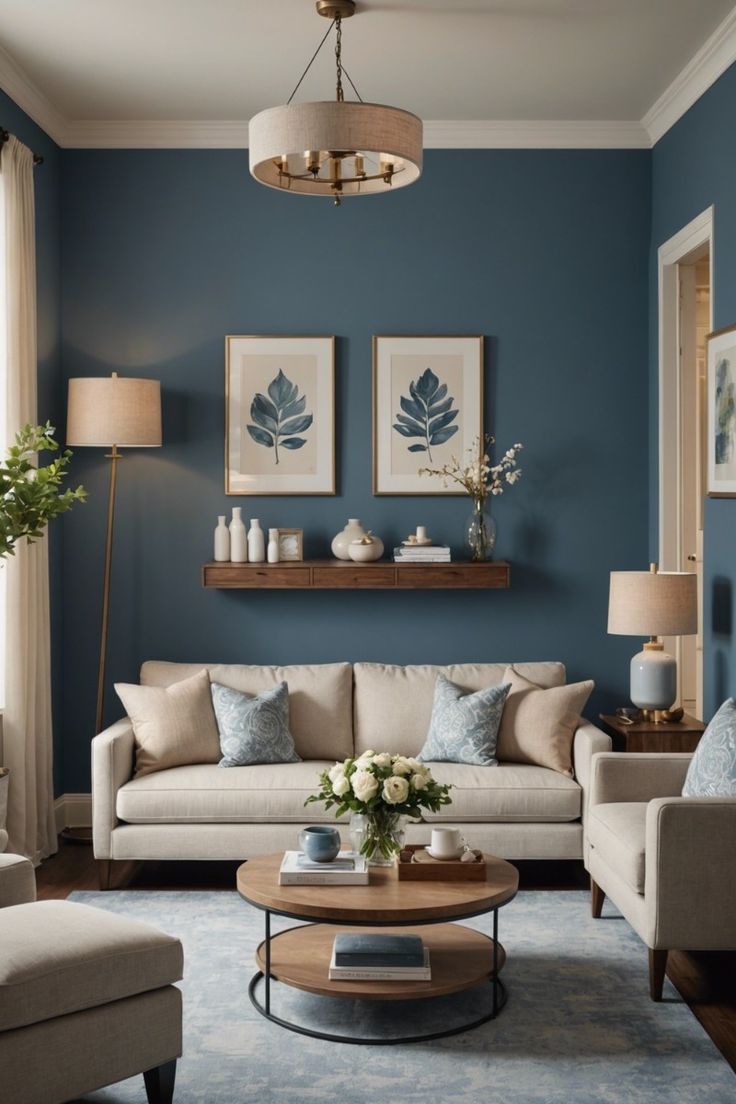 24 Stunning Ideas to Elevate Your Blue Living Room Style