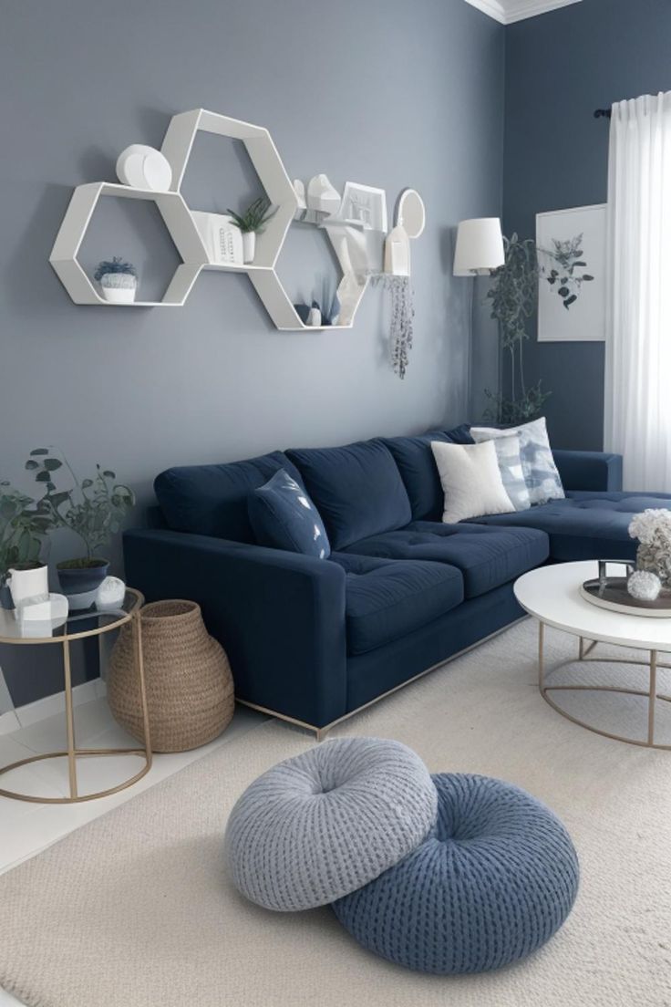 24 Stunning Ideas for a Serene Blue Living Room Oasis