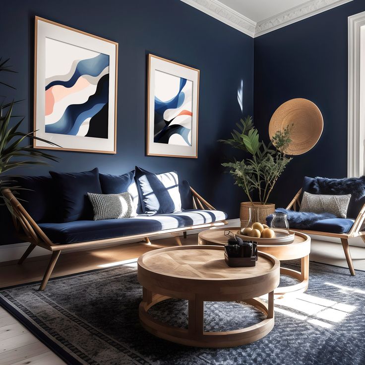 23 Inspiring Ideas for a Stunning Blue Living Room Decor