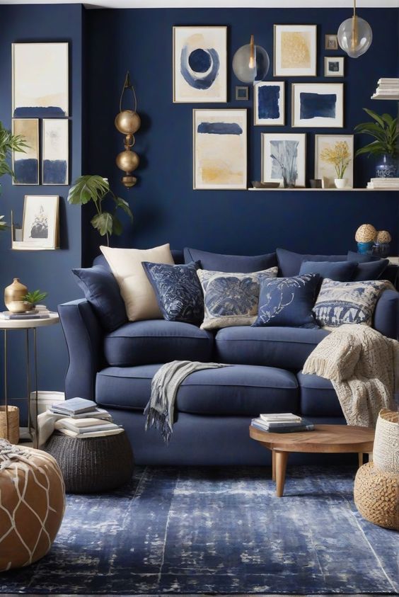 Inspiring Ideas to Transform Your Blue Living Room