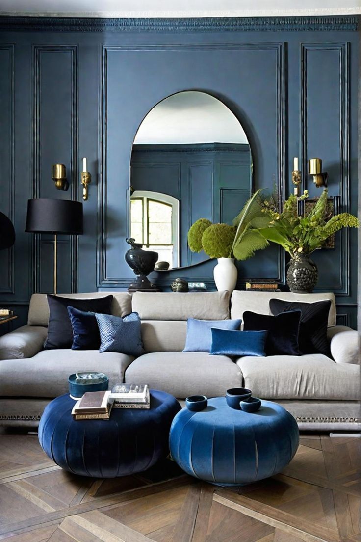 24 Inspiring Ideas for a Stunning Blue Living Room Makeover