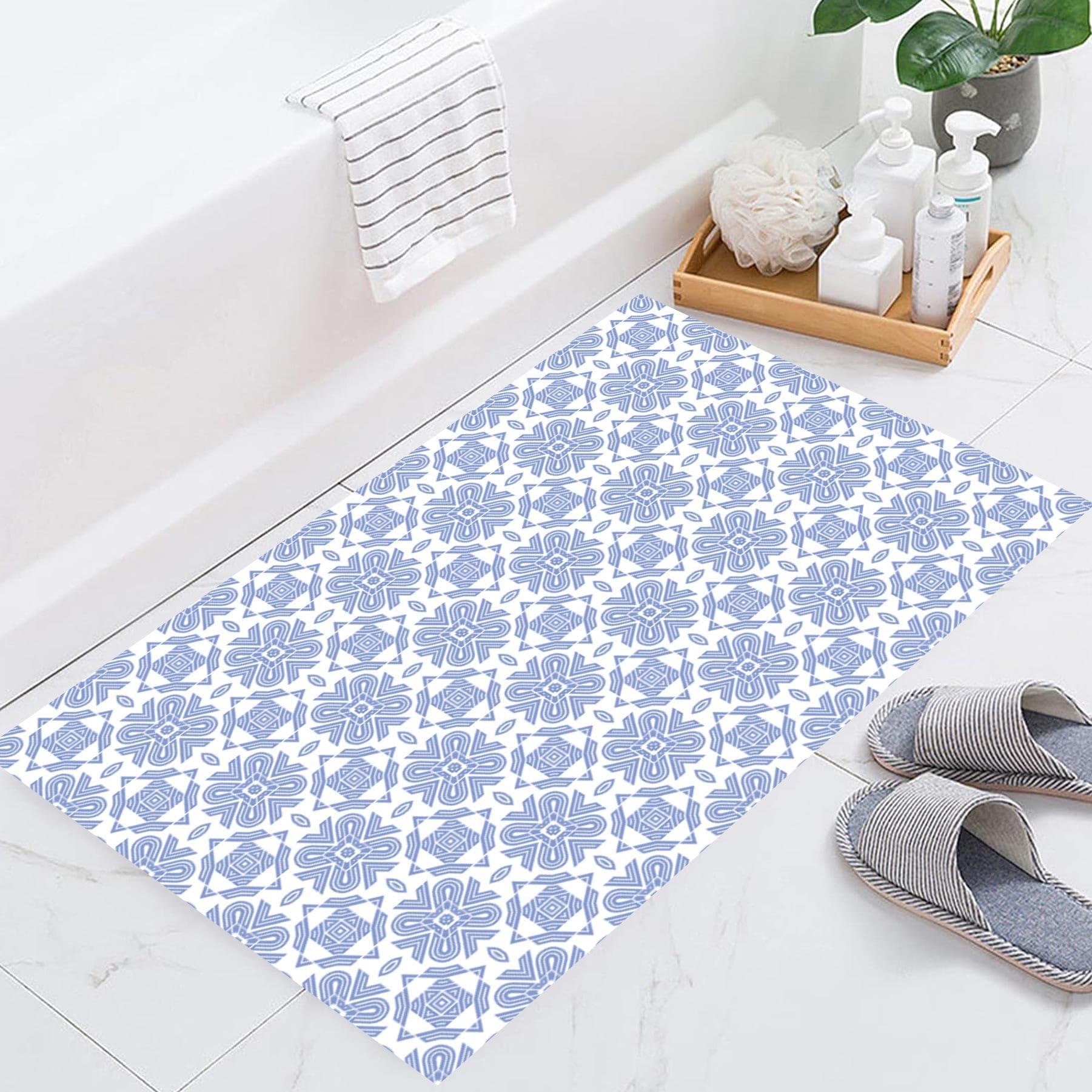 Opt ​for patterned shower mats to tie together ⁤the eclectic bathroom ⁤look