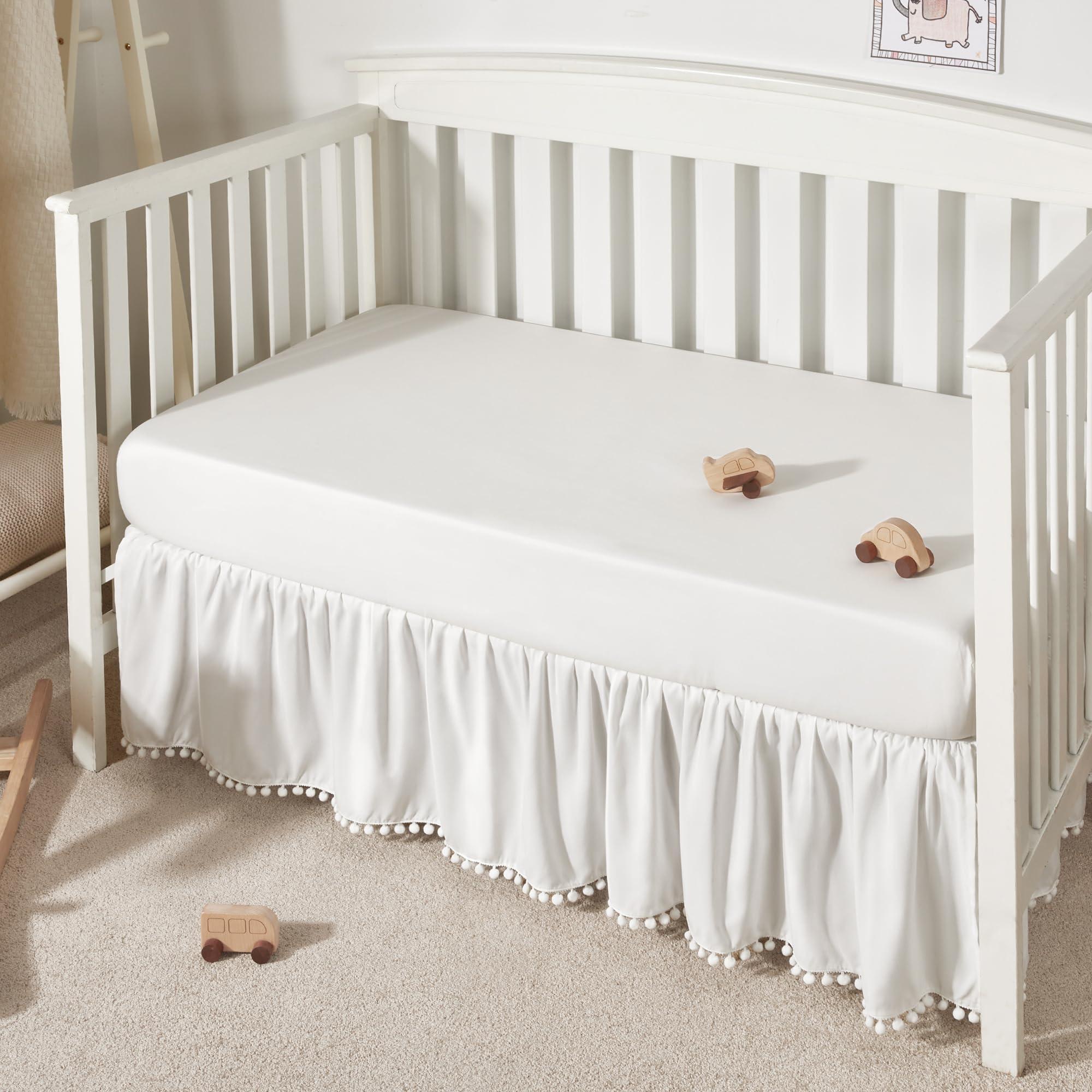 Use a ⁣crib skirt‍ for ⁢hidden storage in your small nursery