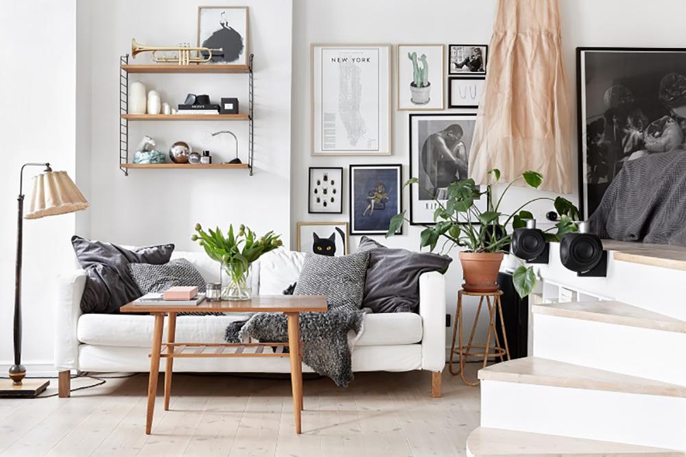 Scandinavian Living Room: Focus on functionality and airy aesthetics